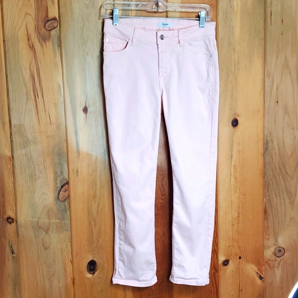 🐞Kenzie Pink Jeans With Forever 21 Crop Top Set Size M